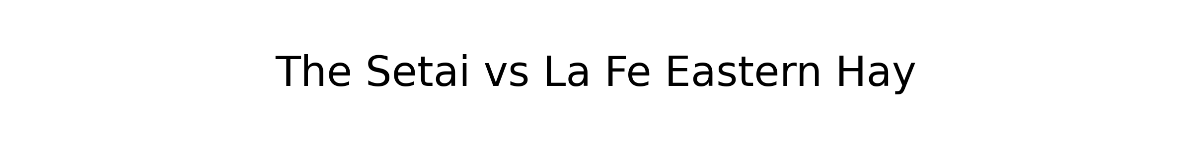 La Fe Eastern Hay won against The Setai 1